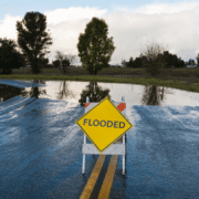 Flooded roads and delays