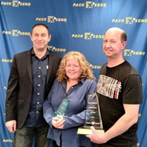 Jeremy, Jane with Nathan - Franchise of the Year